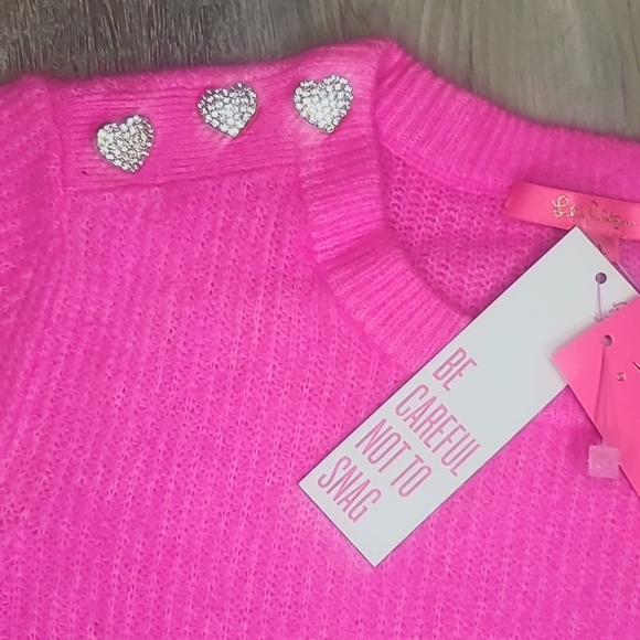 Lilly Pulitzer Pink Crew Neck Sweater Size medium - Picture 7 of 12